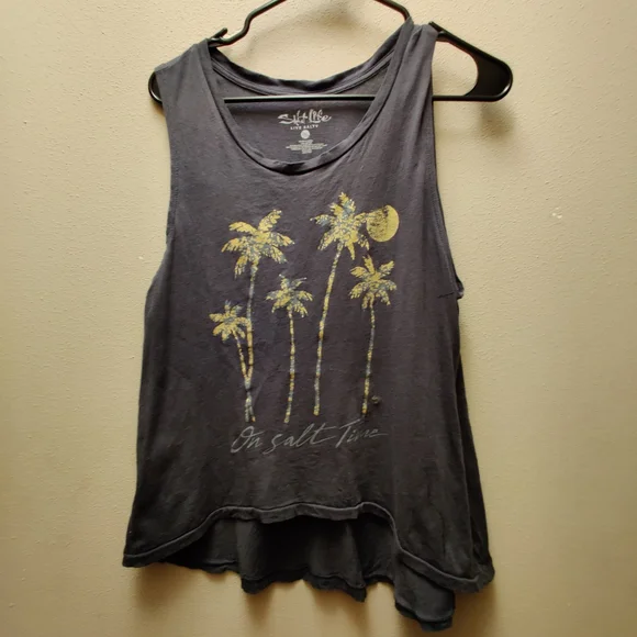 Salt Life Women's Black Sleeveless Top - Picture 5 of 5